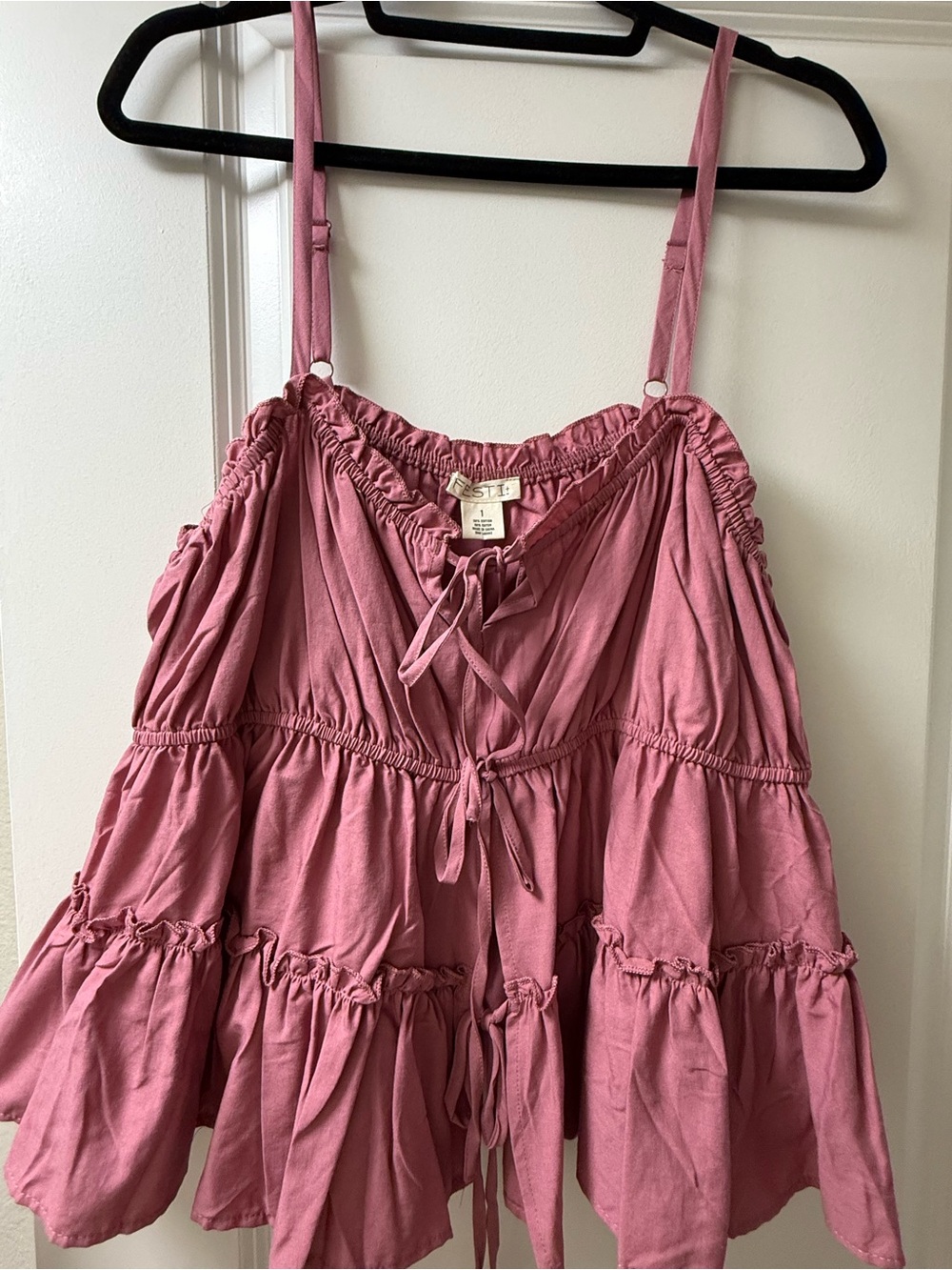 torrid Mesa Rose Tiered Bow Cami